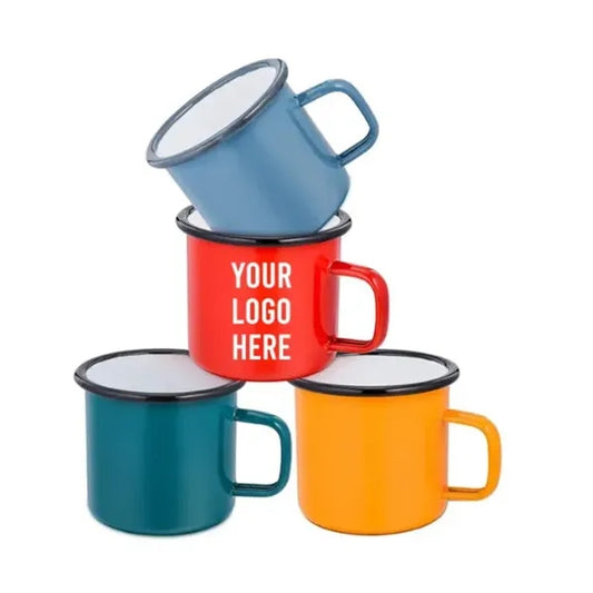 12 oz Enamel Mug Camp Drinking Cups