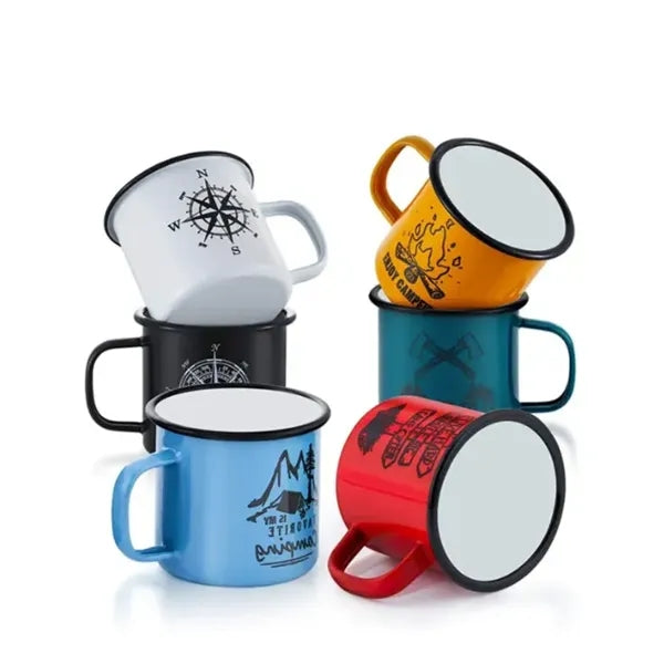 12 oz Enamel Mug Camp Drinking Cups