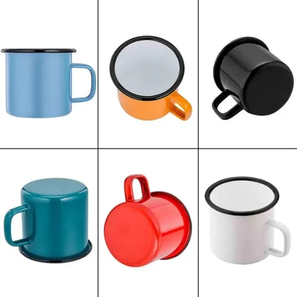 12 oz Enamel Mug Camp Drinking Cups