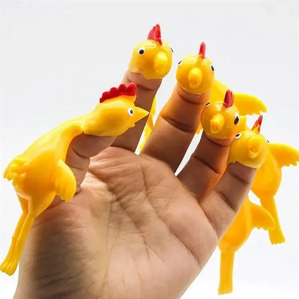 Funny Slingshot Chicken Flying Finger Toys
