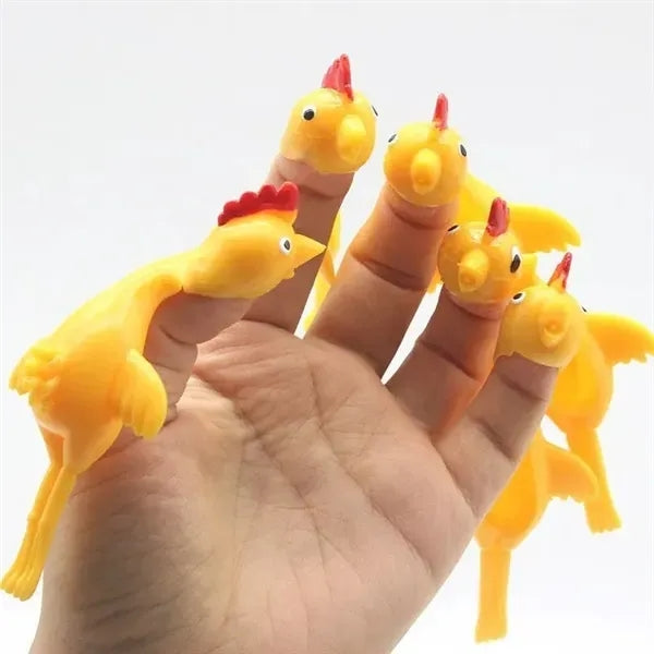 Funny Slingshot Chicken Flying Finger Toys