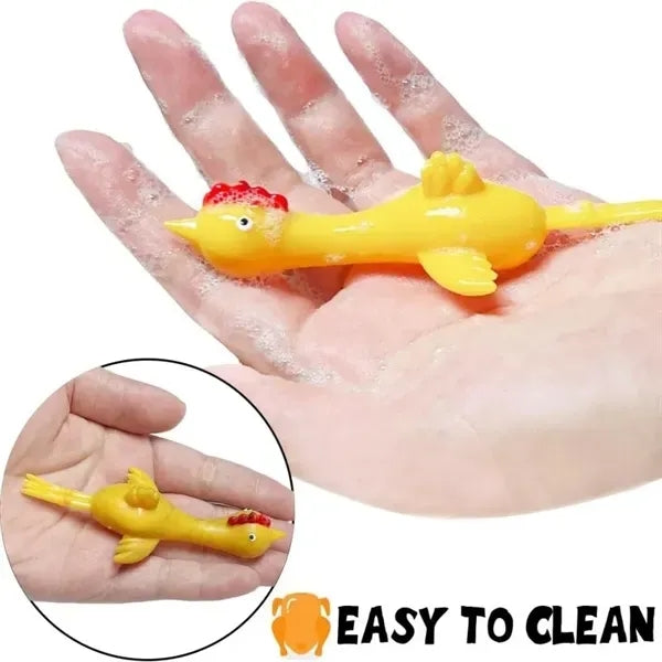Funny Slingshot Chicken Flying Finger Toys