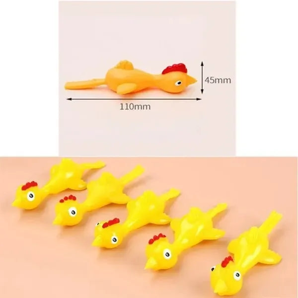 Funny Slingshot Chicken Flying Finger Toys