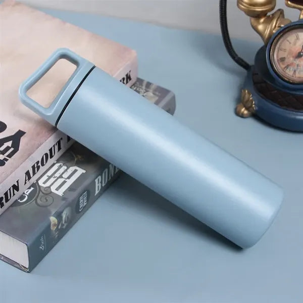 600ml Stainless Steel Water Bottle with Handle Lid