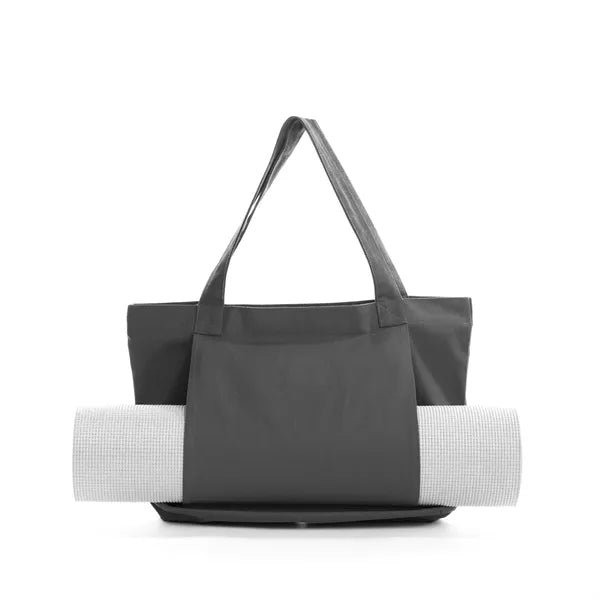 Canvas Tote Bag with Yoga Mat Carrier Sleeve