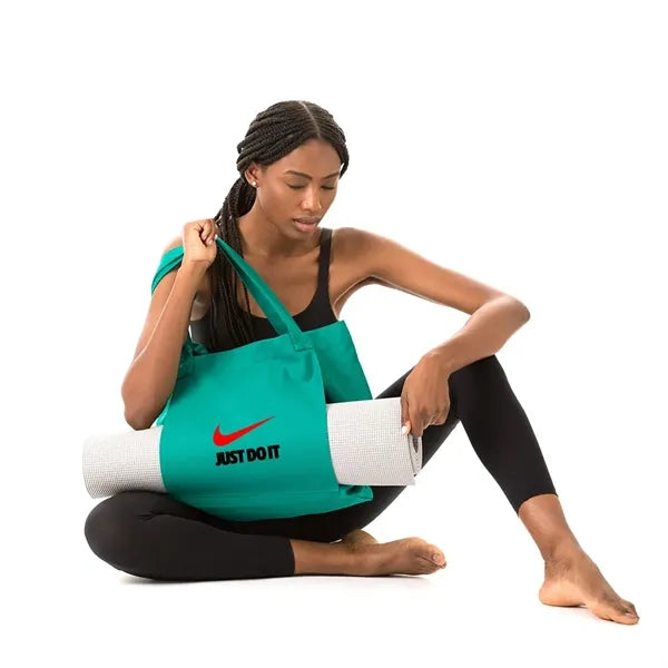 Canvas Tote Bag with Yoga Mat Carrier Sleeve
