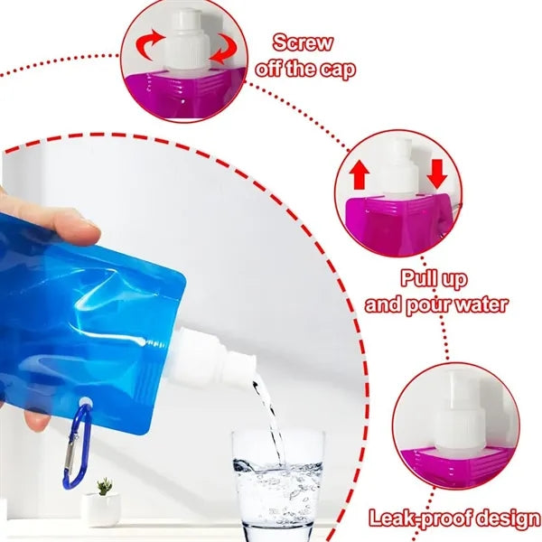 Collapsible Water Bottles 16oz
