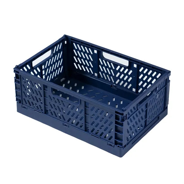 Small Family Bedroom Collapsible Plastic Storage Crate
