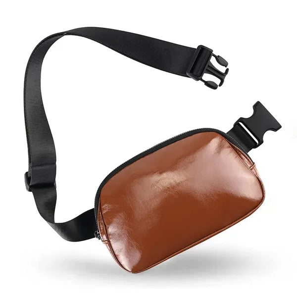Large Capacity PU Waterproof Fanny Pack Waist Bag