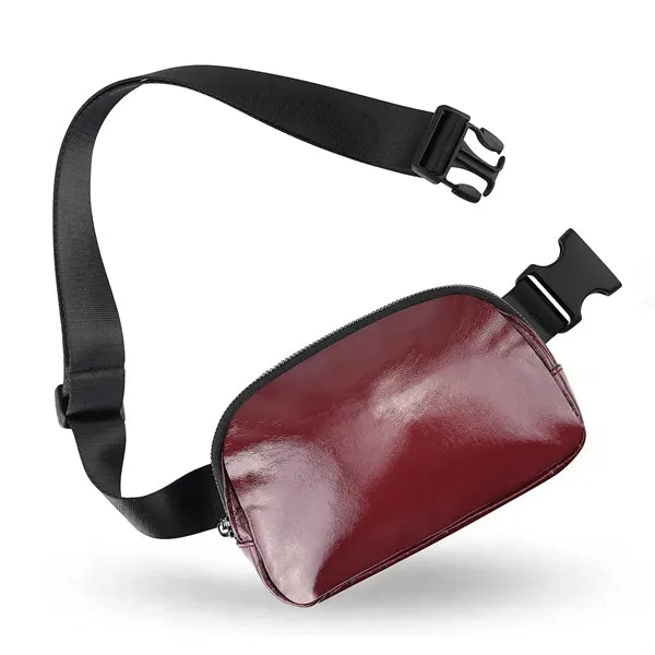 Large Capacity PU Waterproof Fanny Pack Waist Bag