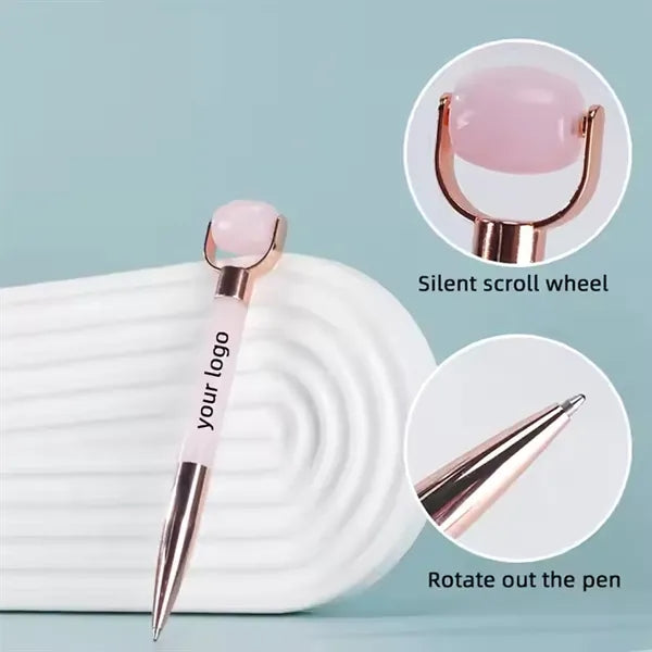 Resin Beauty Facial Roller Massage Writing Pen