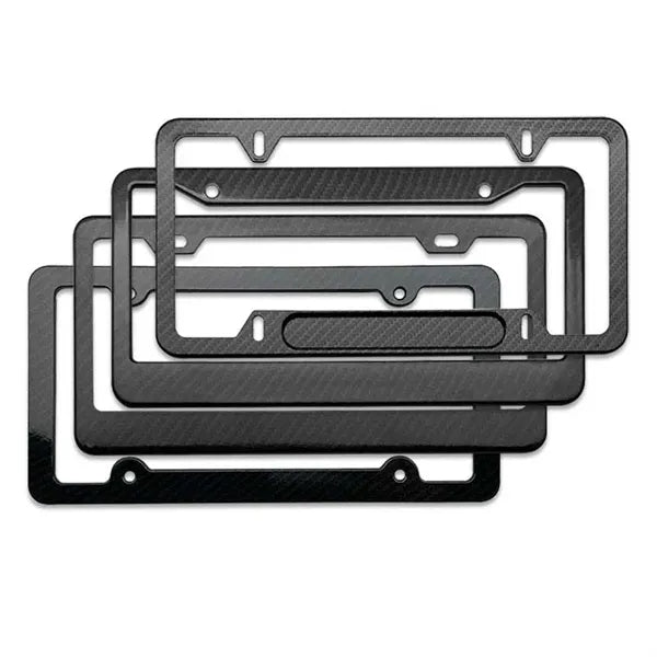 Aluminum alloy license plate frame