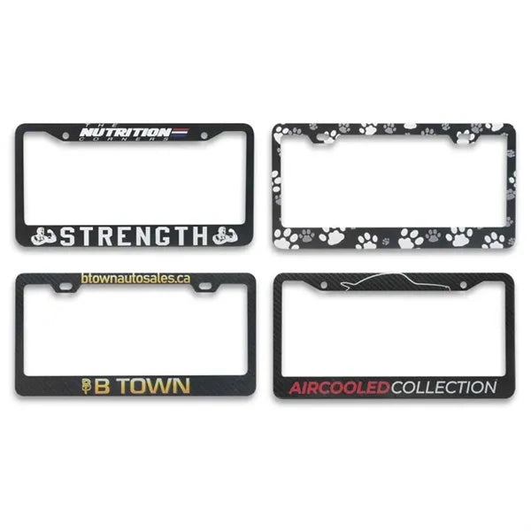 Aluminum alloy license plate frame