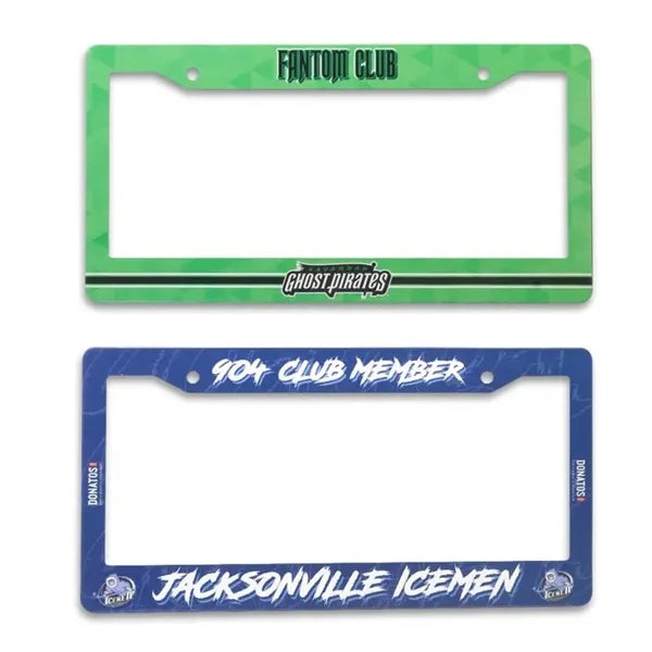 Aluminum alloy license plate frame