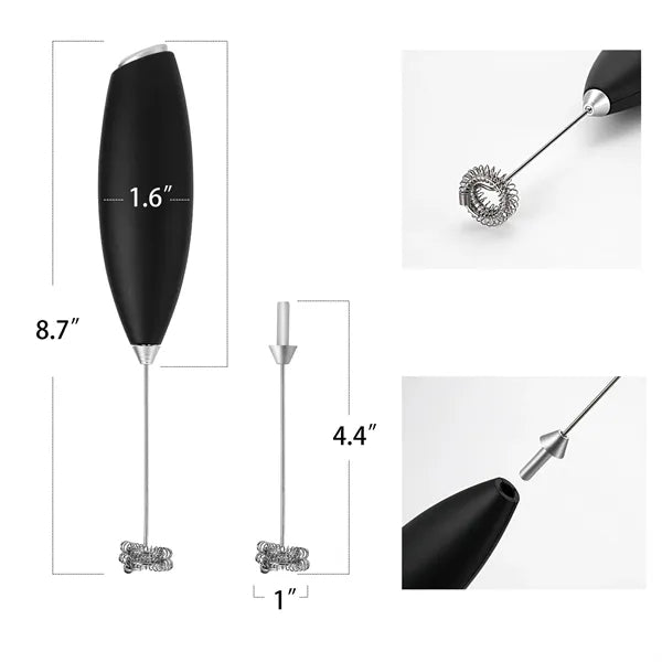 Foammaster Electric Milk Frother/Fast Handheld Drink Mixer