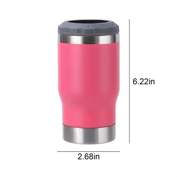 14 Oz 4 In 1 Beer Cooler Pint Cup With Opener