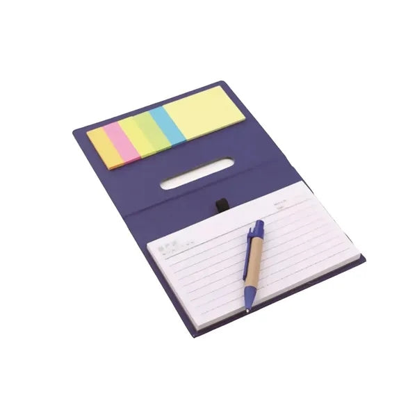 Notebook Steno Pads Lined Notepad with Pen and Sticky Notes