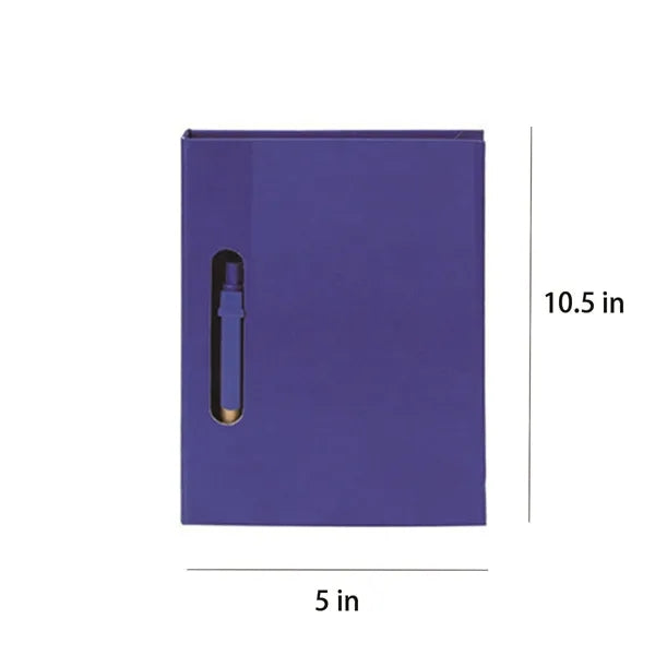 Notebook Steno Pads Lined Notepad with Pen and Sticky Notes