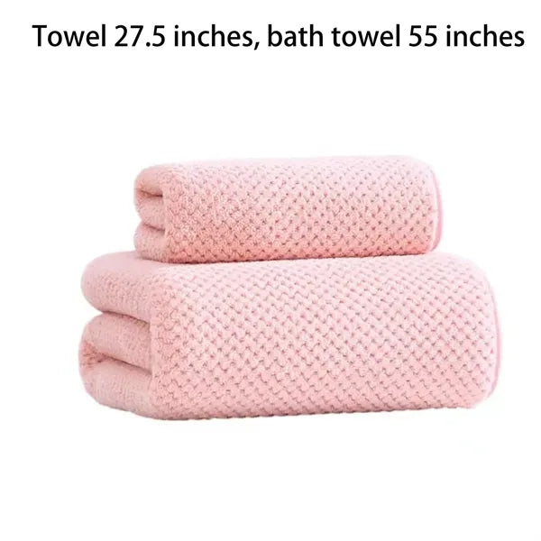 Quick-Drying Coral Bath Towels Beach Supplies Gift