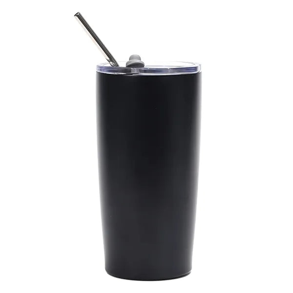 Insulated Double-Wall Tumbler Vacum Water Bottle with Straw