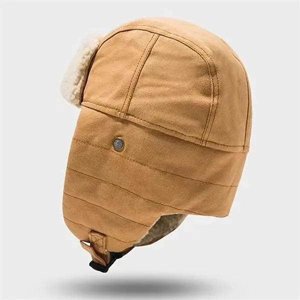 Winter Windproof Plush Warm Trapper Hunting Hat