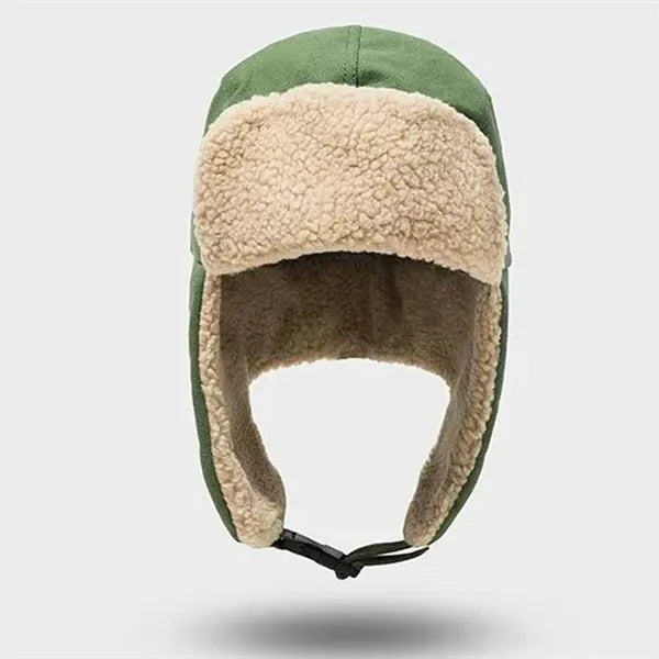 Winter Windproof Plush Warm Trapper Hunting Hat
