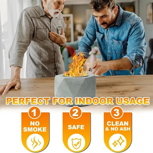 Camping Tabletop Fireplace Fire Pit Bowl