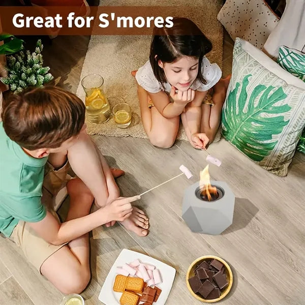 Camping Tabletop Fireplace Fire Pit Bowl