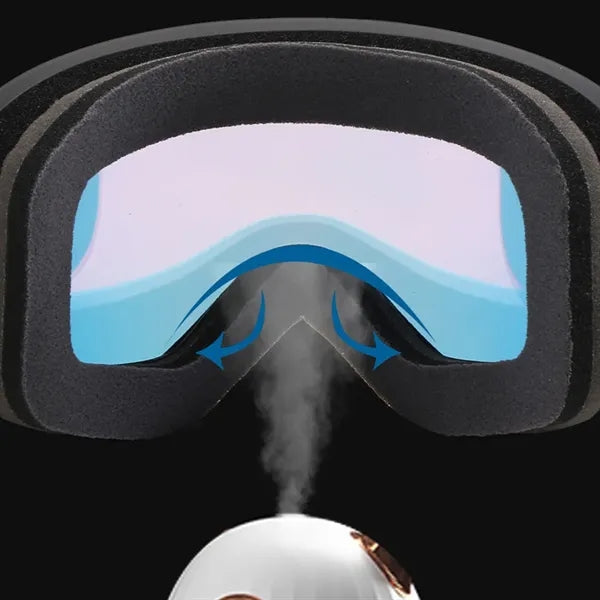 Anti-fog Ski Skiing Snowboard Goggles Glasses Windproof