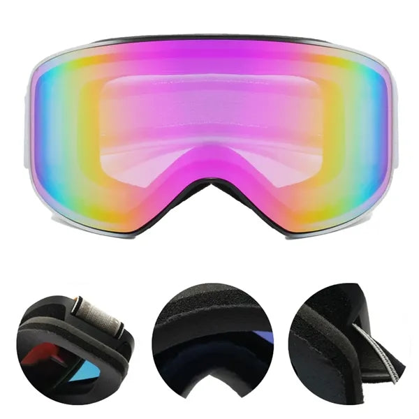 Anti-fog Ski Skiing Snowboard Goggles Glasses Windproof