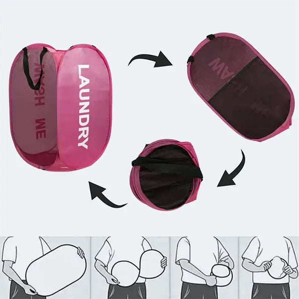 Portable Foldable Storage Basket