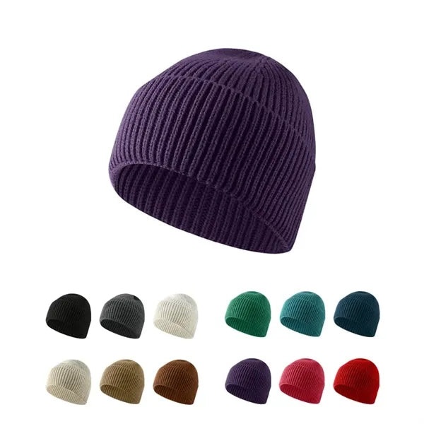 Cozy Knit Beanie for Outdoor Winter Adventures