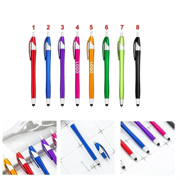Ballpoint pen with rubber touch