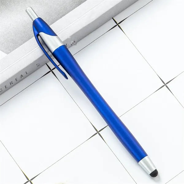 Ballpoint pen with rubber touch