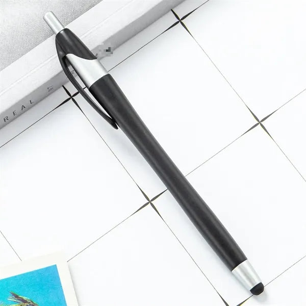Ballpoint pen with rubber touch