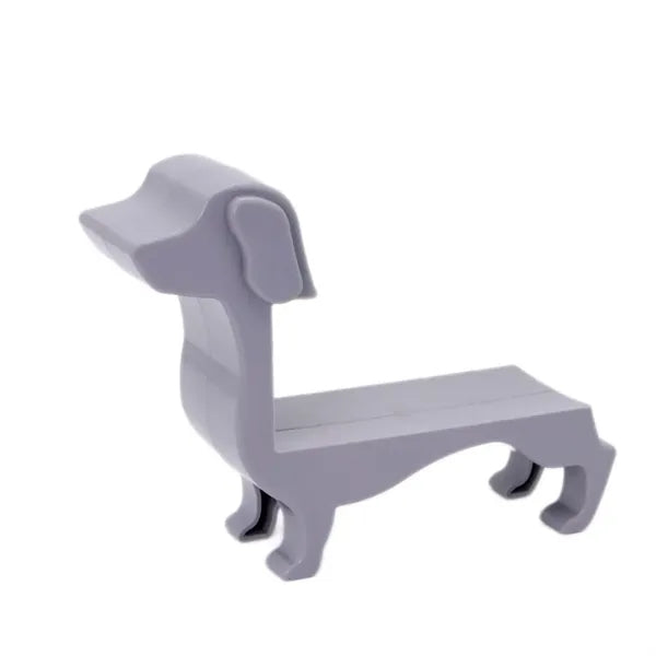 Table top colorful cute dachshund shape wine bottle holder