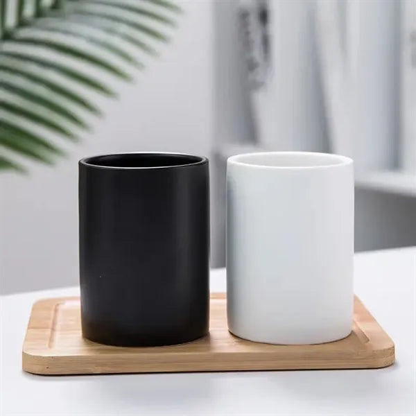 Black and White Ceramic Mug
