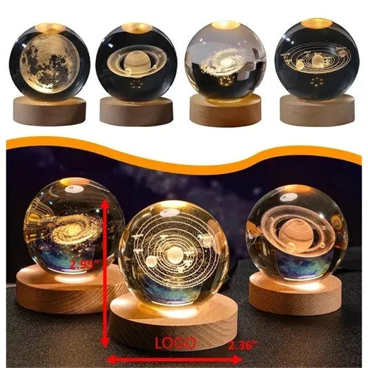 LED crystal ball souvenir desktop ornaments
