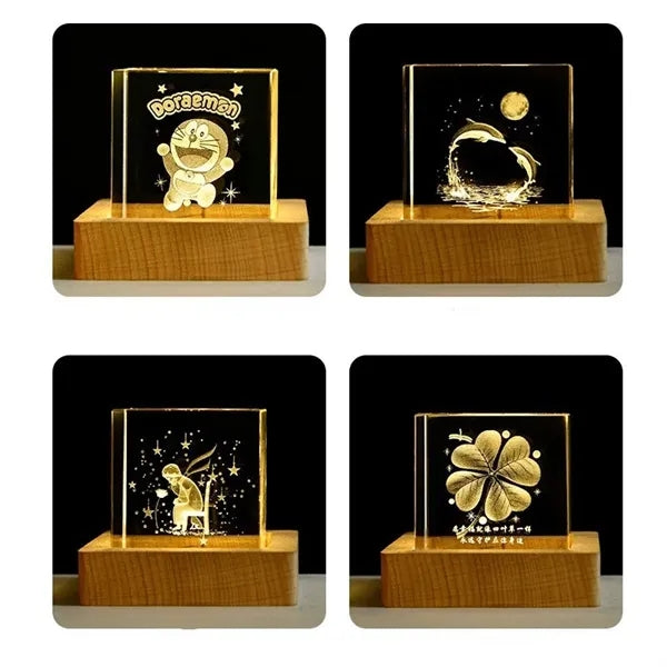 LED crystal ball souvenir desktop ornaments