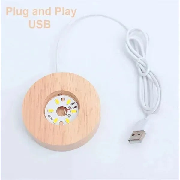 LED crystal ball souvenir desktop ornaments