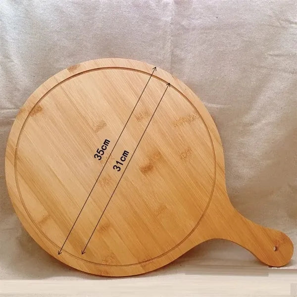 Bamboo Pizza Cutting Board 12 1/2"