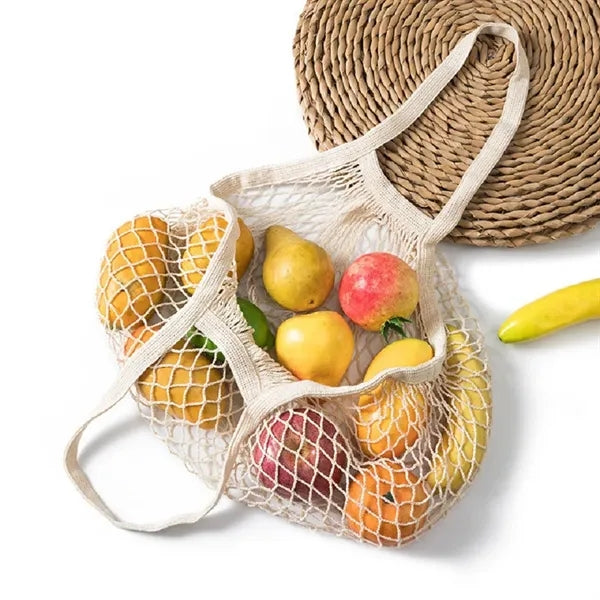 Eco-Friendly Storage Net Bag With Small Pocket