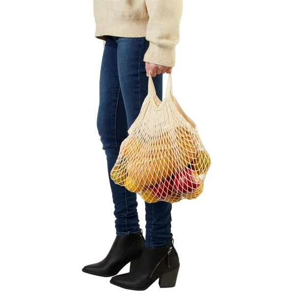 Eco-Friendly Storage Net Bag With Small Pocket