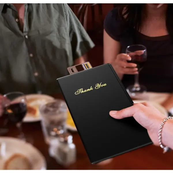 Restaurant Check Presenter Holder Leather Bill Folder