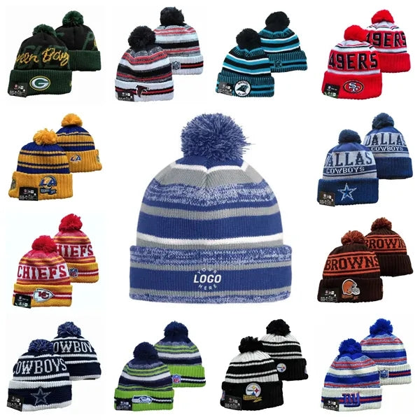 Winter Knitted Pom Beanie