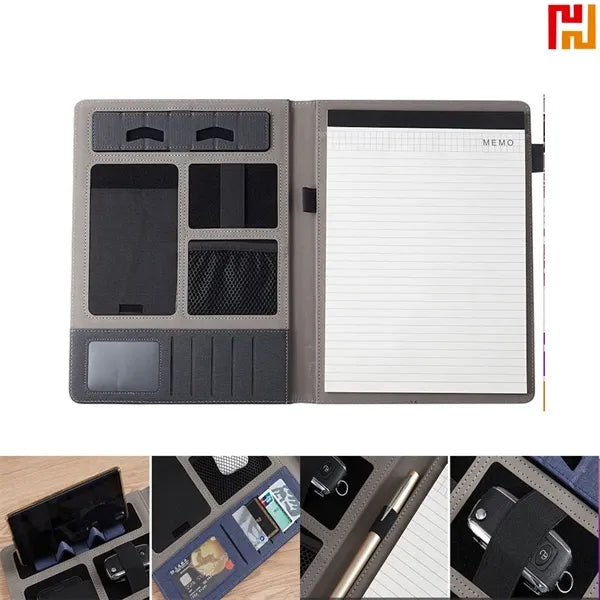 A4 PU Tech Padfolio