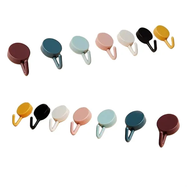 Small Hook with Self-adhering Backs