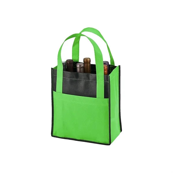Toscana Six Bottle Non-Woven Wine Tote Bag