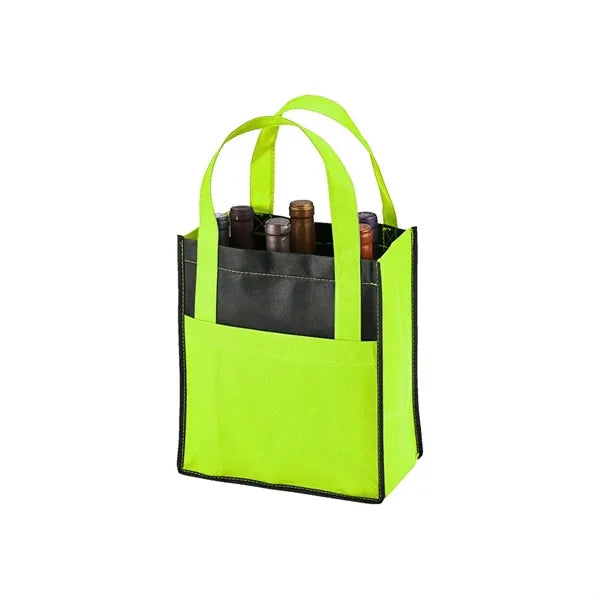 Toscana Six Bottle Non-Woven Wine Tote Bag