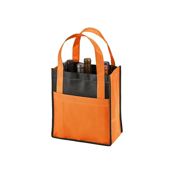 Toscana Six Bottle Non-Woven Wine Tote Bag